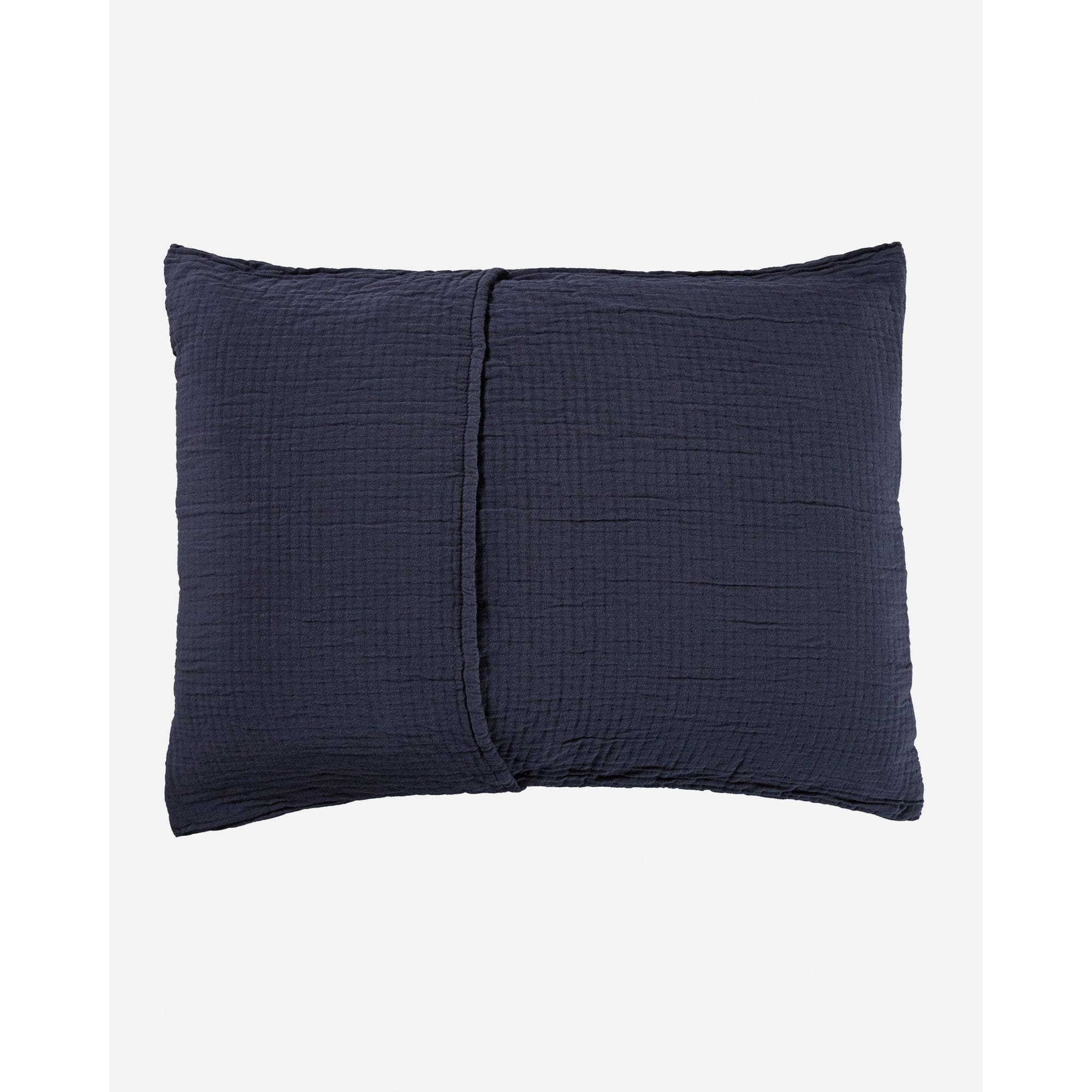 Pendleton XP329-55219 Standard-Size Sham, Airy Weave Pattern, Organic Cotton, Midnight Nova