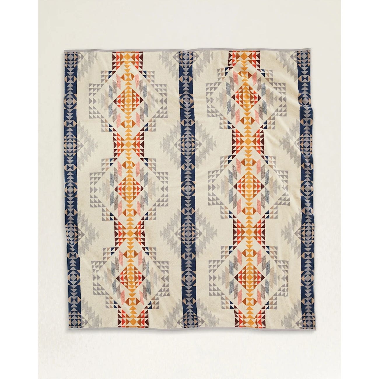 Pendleton 77079 Smith Rock Towel, 70 in L, 62 in W, Cotton, Gray