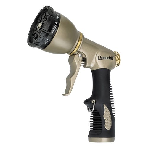 Underhill PatternMaster Gold Series NG200-8S Watering Nozzle, 3/4 in, FHT, Brass/Stainless Steel, Powder-Coated