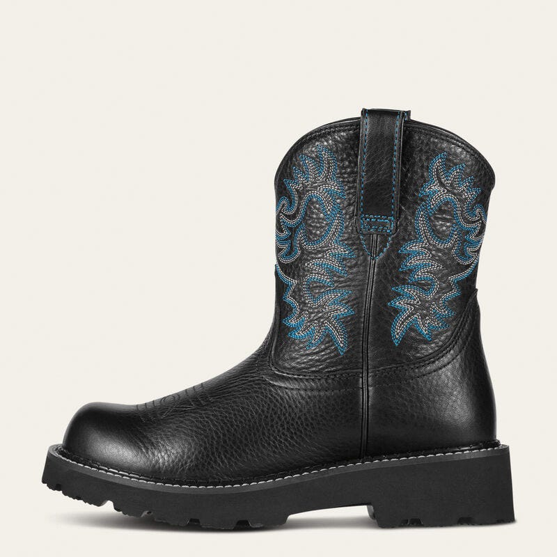 Ariat Western Boots, 7, B W, Five-Row Stitch, Distressed Brown, Leather