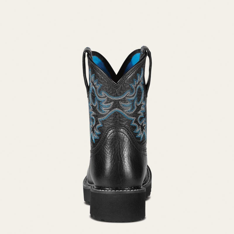 Ariat Western Boots, 8.5, B W, Five-Row Stitch, Distressed Brown, Leather