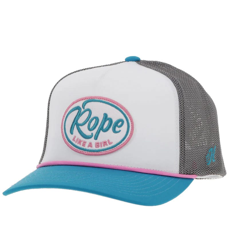Hooey 2491T-WHGY Hat, One-Size, Gray/White
