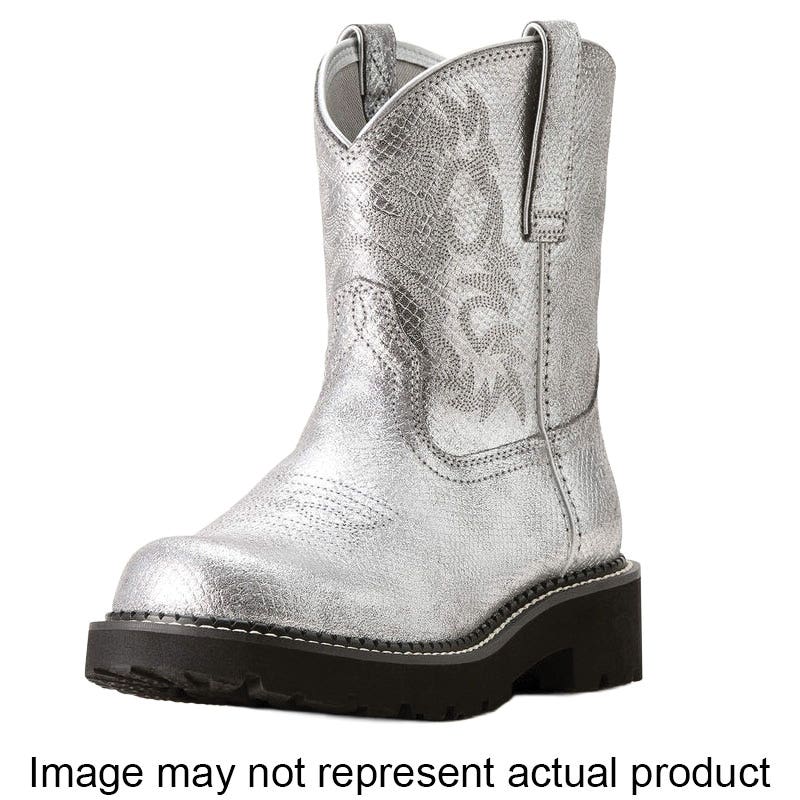 Ariat Western Boots, 9, B W, Five-Row Stitch, Distressed Brown, Leather