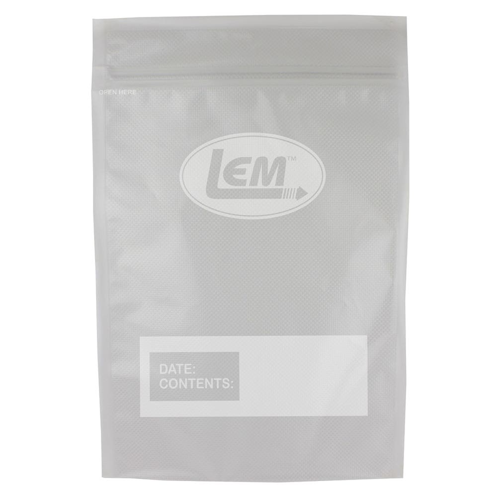 LEM MaxVac Series 1818 Vacuum Seal Bag, 1 qt, LDPE Plastic/Nylon