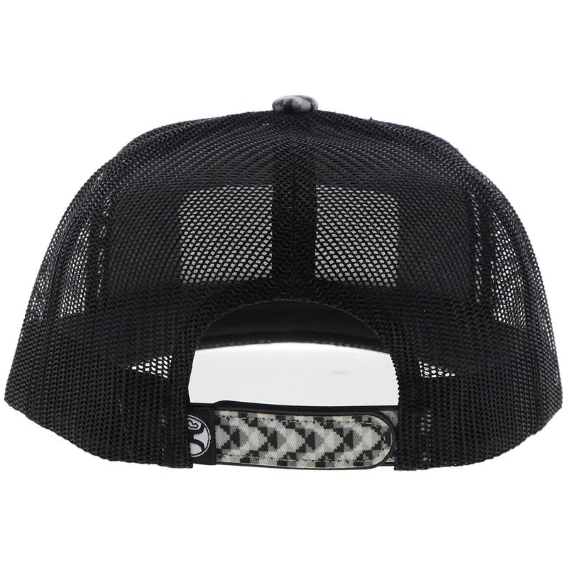 Hooey 2548T-GYBK Lakota Hat, One-Size, Black/White