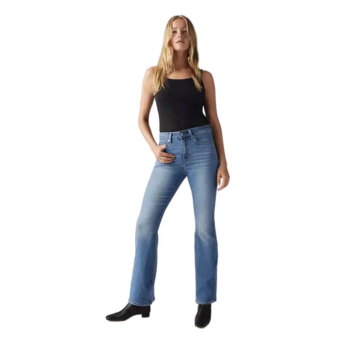 Levi's 726 Series Jeans, 26 in W, Eternal Indigo, Bootcut, Flared, Slim Fit, Stretchable - 953026