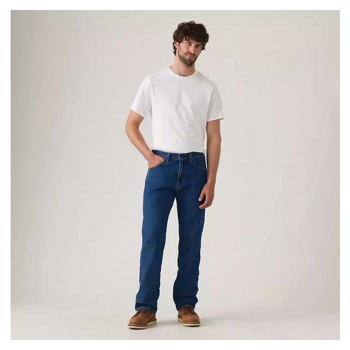 Levi's 557 Series 001Y00003-33X32 Western Jeans, 33 in W, In Range- Blue, Bootcut, Straight Fit, Stretchable