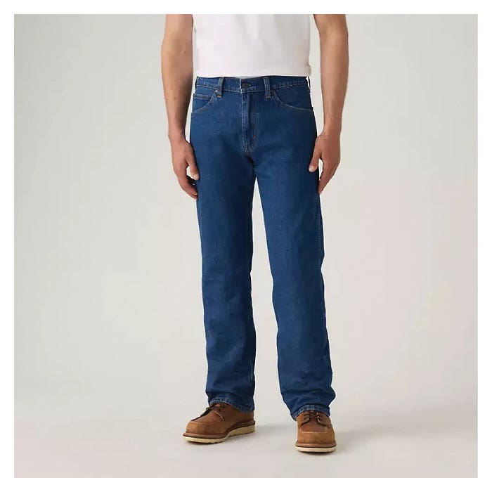 Levi's 557 Series 001Y00003-38X32 Western Jeans, 38 in W, In Range- Blue, Bootcut, Straight Fit, Stretchable