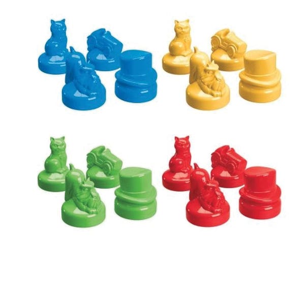 Monopoly F8995 Knockout Family Party Game, 8 Years and Up, 2 to 8-Player, Multi-Color