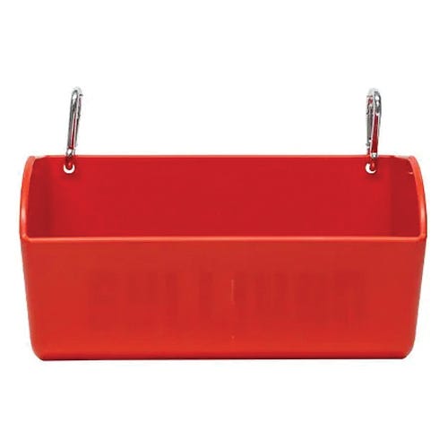 Sullivan Supply SCF15-R Clip-On Feeder, 2.5 gal, Polyethylene, Red