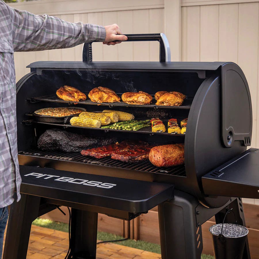 Pit Boss Competition 1600 Series 11128 Wood Pellet Grill, 1578 sq-in Primary Cooking Surface