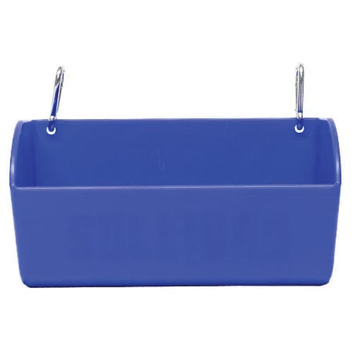Sullivan Supply SCF15-BL Clip-On Feeder, 2.5 gal, Polyethylene, Blue