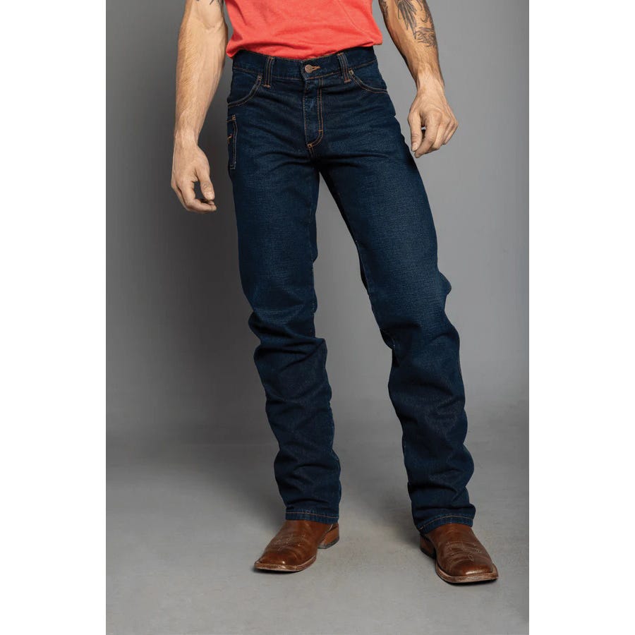 Kimes Ranch MJE0000012-36X38 Jeans, 36 in W, 38 in L, Dark Indigo, Bootcut, Relaxed Fit