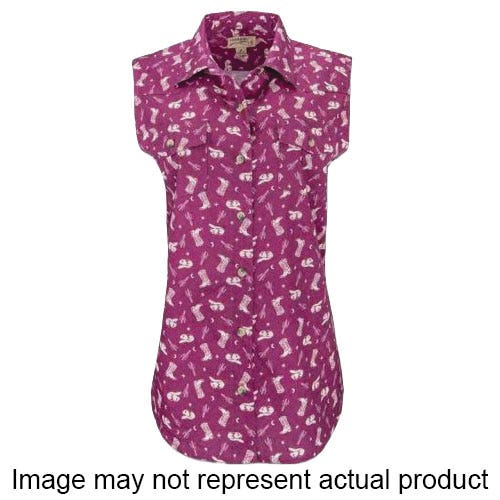 Canyon Guide Outfitters Tanya Series Top Cotton, Mint Cowgirl Size Small