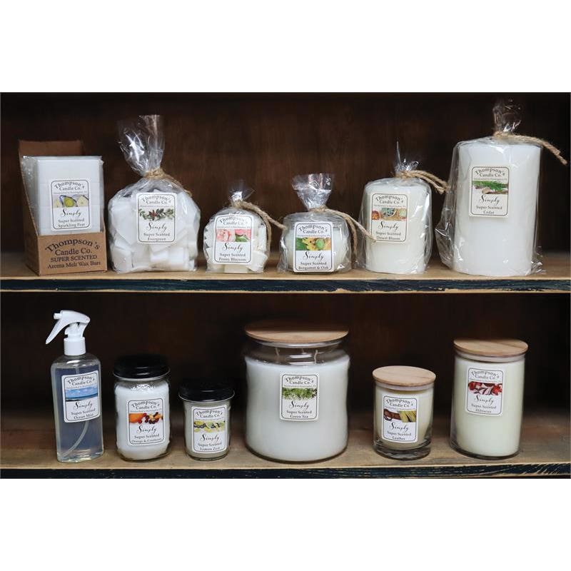 Thompson's Candle Co XLZAM Lemon Zest Aroma Melt Wax Bar, Crisp Citrus with a Hint of Sweetness, Tart Jar