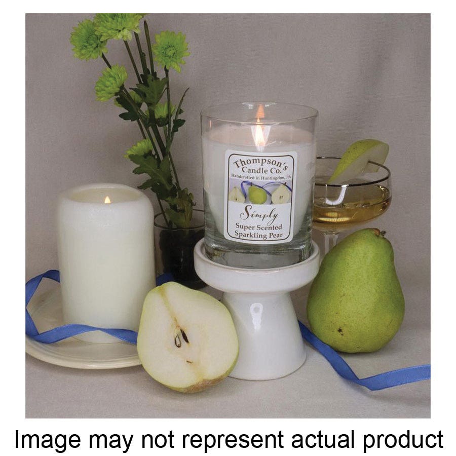 Thompson's Candle Co XSPAM Sparkling Pear Aroma Melt Wax Bar, Dew Drops, Ripe Pear Jar