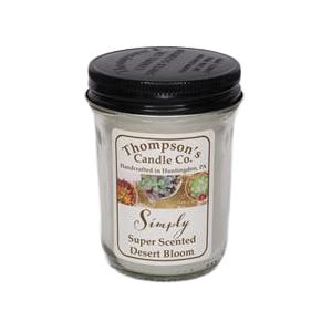 Thompson's Candle Co Simply Super Scented Series XDBMM Candle, 6 oz, Desert Bloom, 30 hr