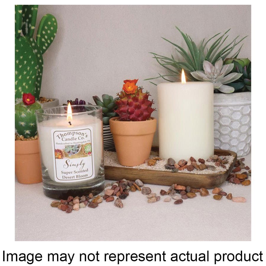 Thompson's Candle Co XDBAM Desert Bloom Aroma Melt Wax Bar, Delicate Flowers, Weathered Wood Jar