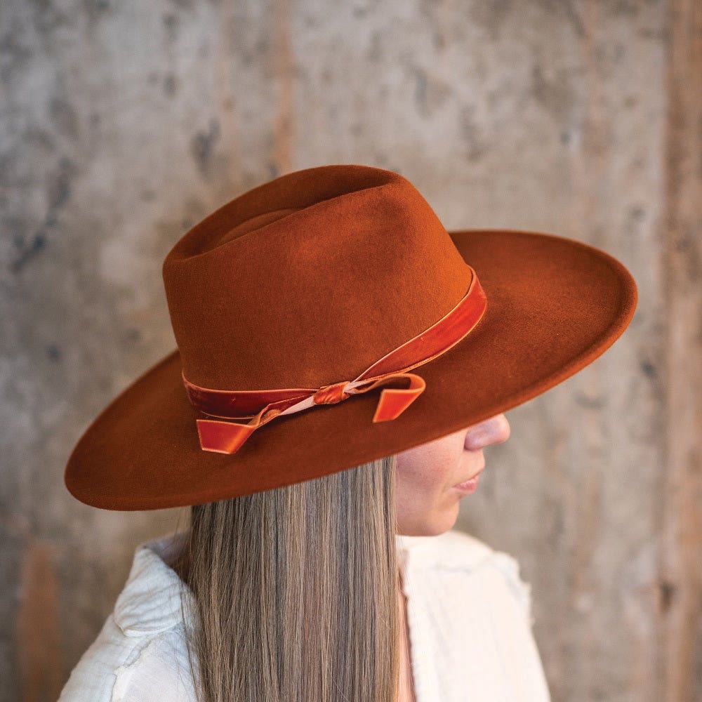 Scala LF281-RUST Rancher Hat, Women's, One-Size, Wool, Rust