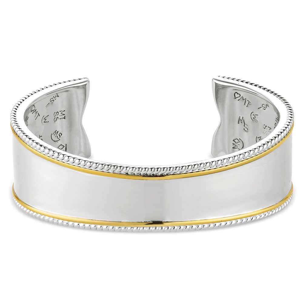 Montana Silversmiths BC6370 Cuff Bracelet, Women's, Regal Rider, Brass