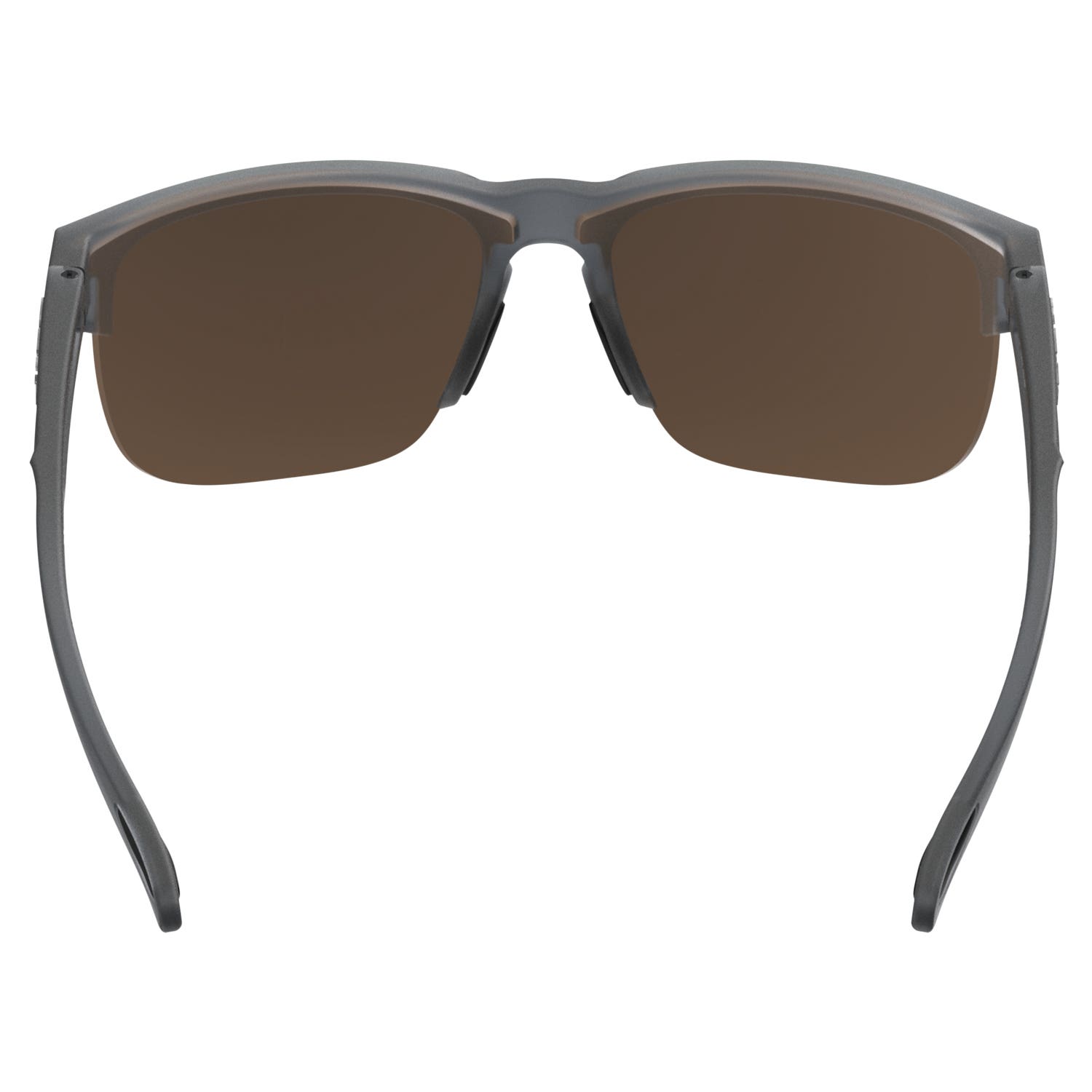 BEX Wildbyrd Series S139FGSG Sunglasses, Half, Curved, Relialite, NYPO Polarized, Frost Gray/Sienna Lens