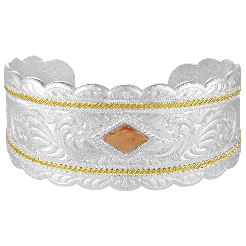Montana Silversmiths BC6239 Cuff Bracelet, Women's, Classic Elegance, Turquoise, Brass