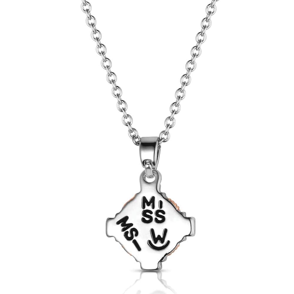 Montana Silversmiths NC6398 Necklace, Women's, Sun Seeker, Turquoise, Brass