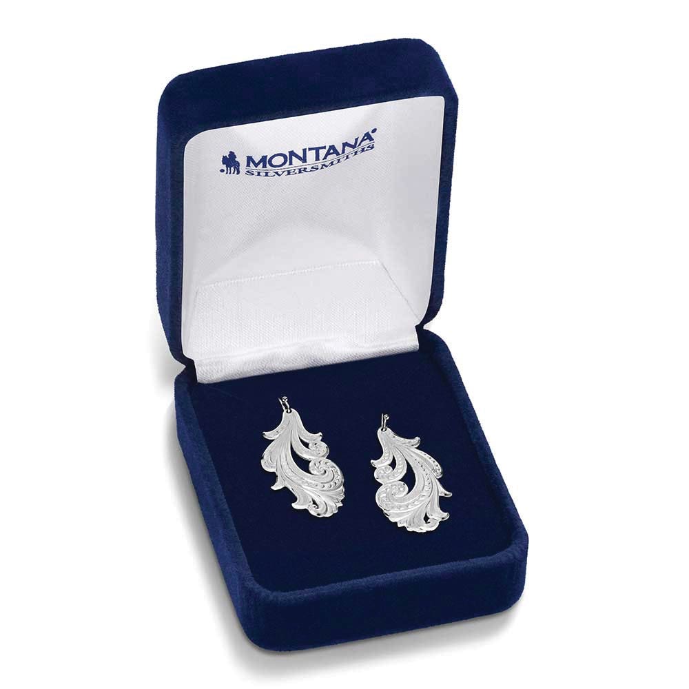 Montana Silversmiths ER6165 Earrings, Women's, Moonlit Wind, Brass