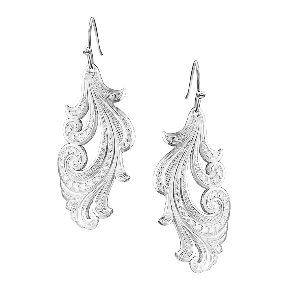 Montana Silversmiths ER6165 Earrings, Women's, Moonlit Wind, Brass