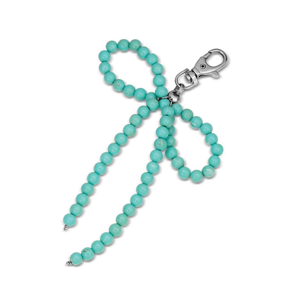 Montana Silversmiths ABAG6342 Turquoise Bow Bag Charm