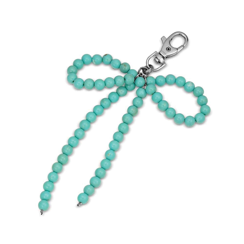 Montana Silversmiths ABAG6342 Turquoise Bow Bag Charm