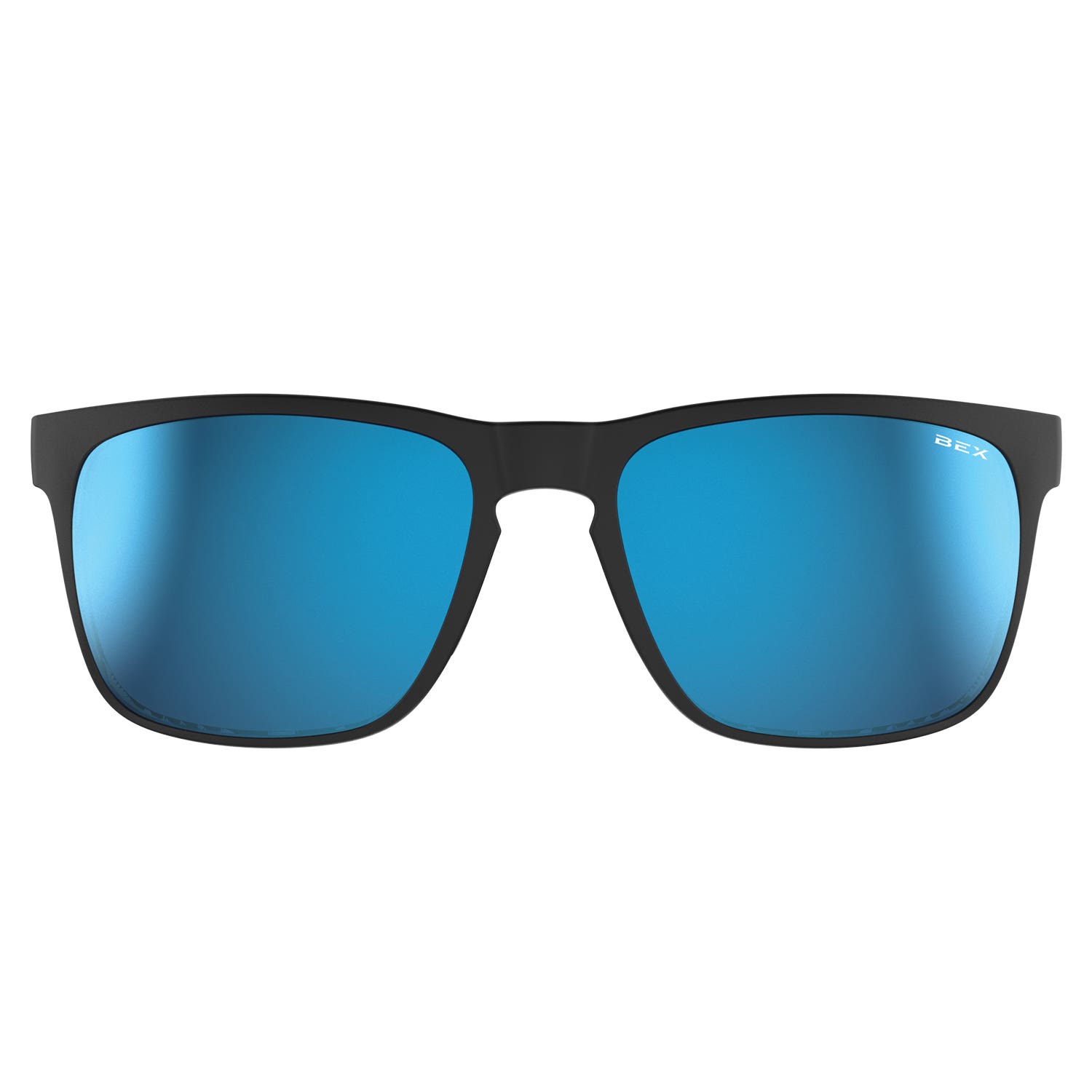 BEX Jaebyrd X OTG Series S156BSB Sunglasses, Full, Curved, Relialite, NYPO Polarized, Matte Black/Sienna Lens