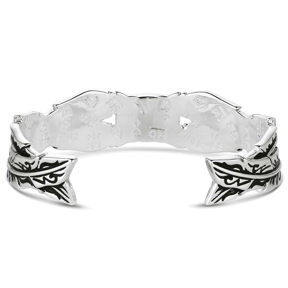 Montana Silversmiths BC6389 Cuff Bracelet, Women's, Windsong, Turquoise, Brass