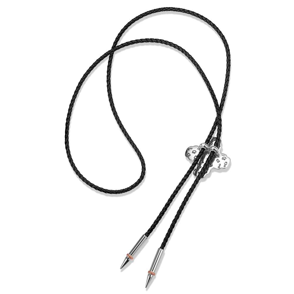 Montana Silversmiths BT6398 Bolo Tie, Men's, Sun Seeker, Turquoise, Brass/Leather