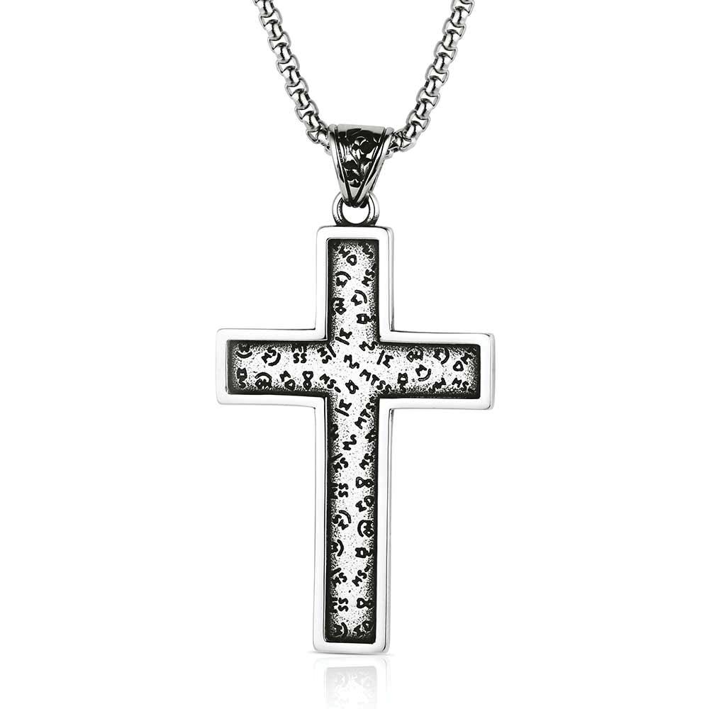 Montana Silversmiths NC6366 Necklace, Men's, The Lamb, Stainless Steel