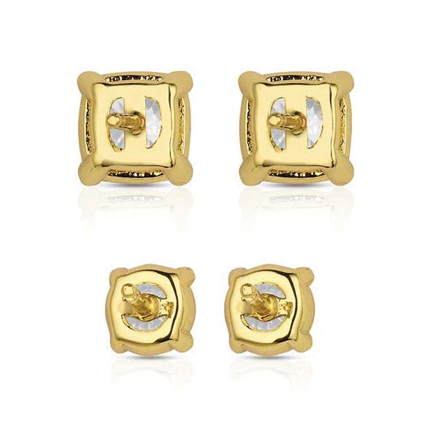 Montana Silversmiths ER6376 Earring Set, Women's, Big Sky Sparkle, Cubic Zirconia, Brass
