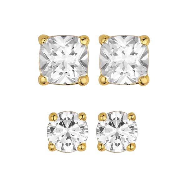 Montana Silversmiths ER6376 Earring Set, Women's, Big Sky Sparkle, Cubic Zirconia, Brass