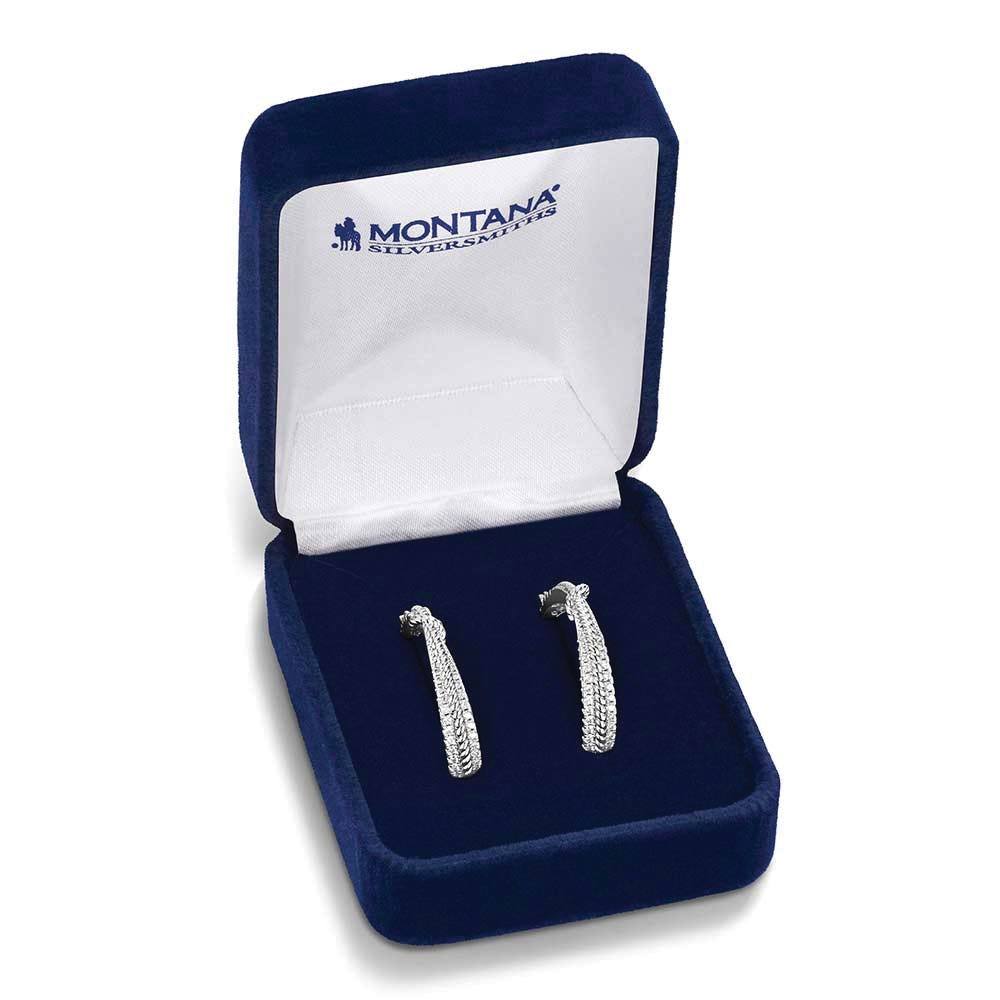 Montana Silversmiths ER6386 Earrings, Women's, Cowgirl Ice, Cubic Zirconia, Brass
