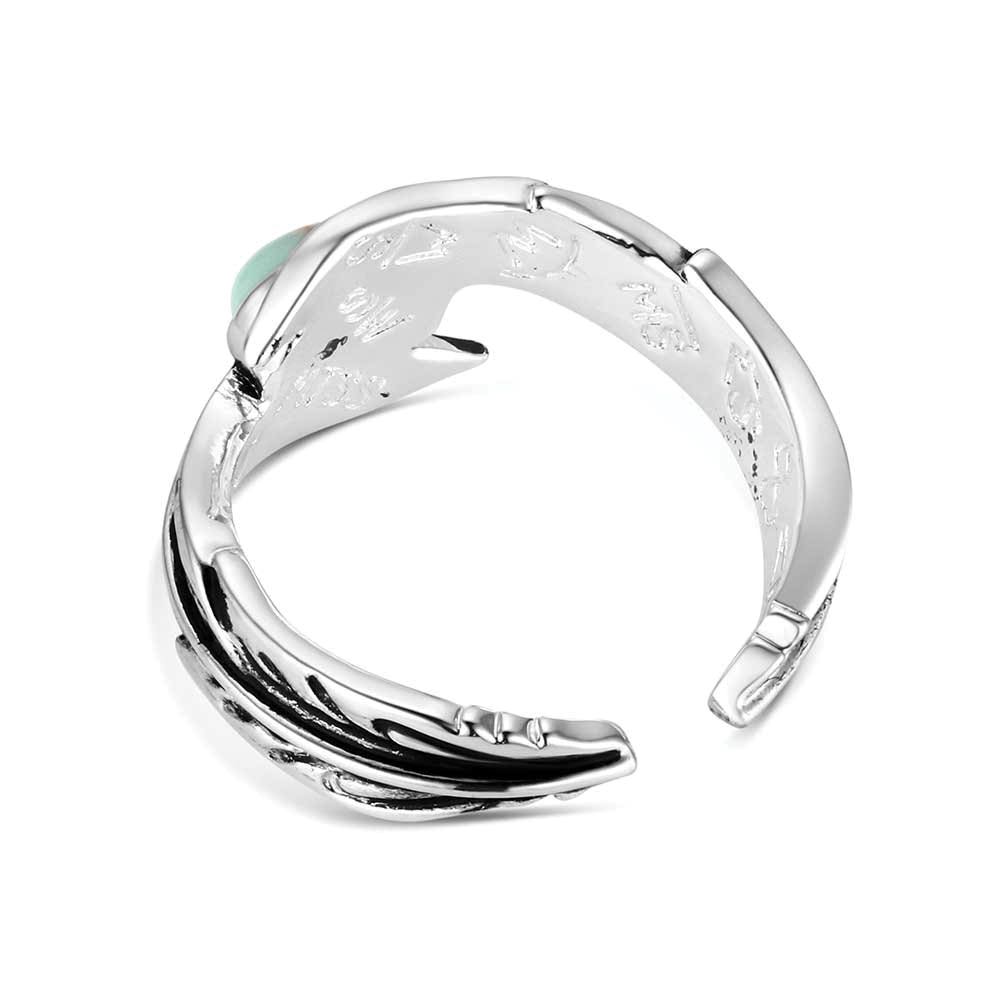 Montana Silversmiths RG6389 Ring, Women's, Windsong, Turquoise, Brass