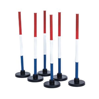 Little Buster Toys 200854 Bending Pole, Metal, Blue/Red/White