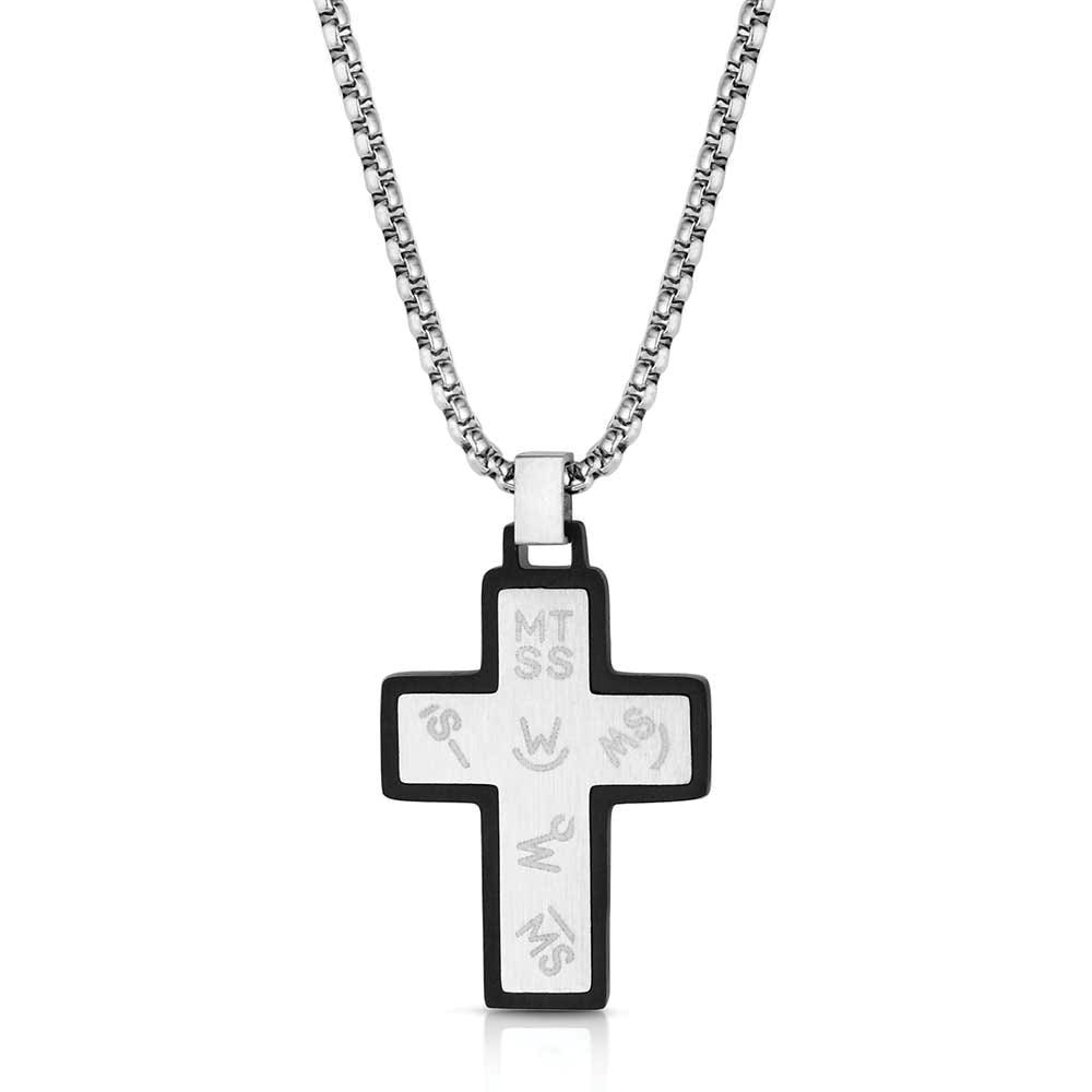 Montana Silversmiths NC6361 Necklace, Men's, Breaking Chains, Stainless Steel