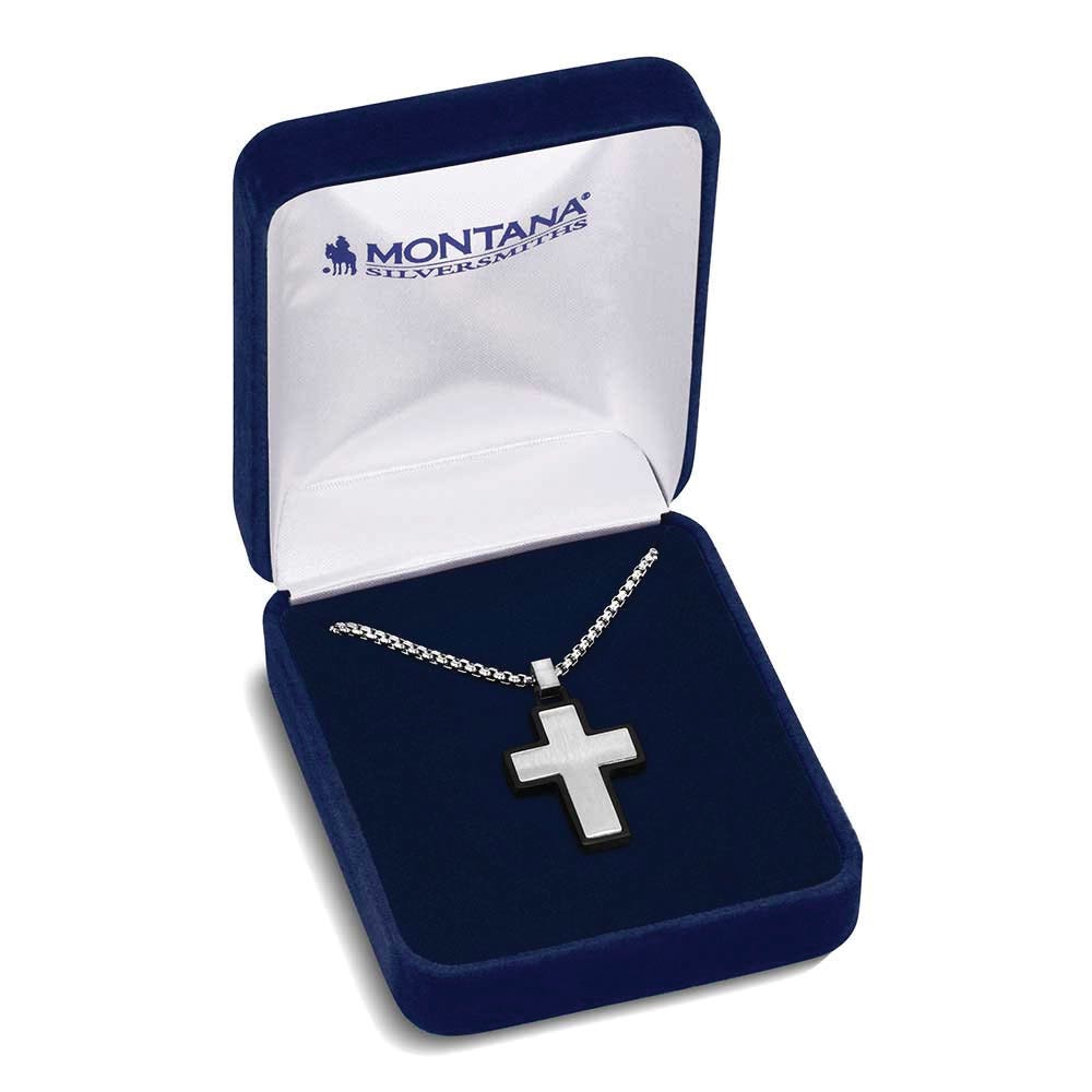 Montana Silversmiths NC6361 Necklace, Men's, Breaking Chains, Stainless Steel