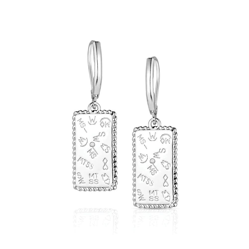 Montana Silversmiths ER6370 Earrings, Women's, Regal Rider, Brass