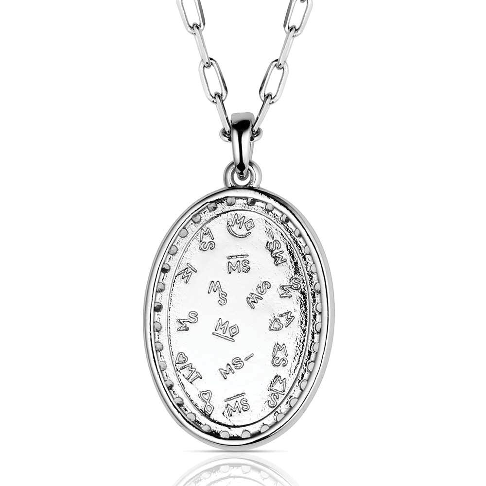 Montana Silversmiths NC6403 Necklace, Women's, Glacial Peak, Cubic Zirconia, Howlite, Brass