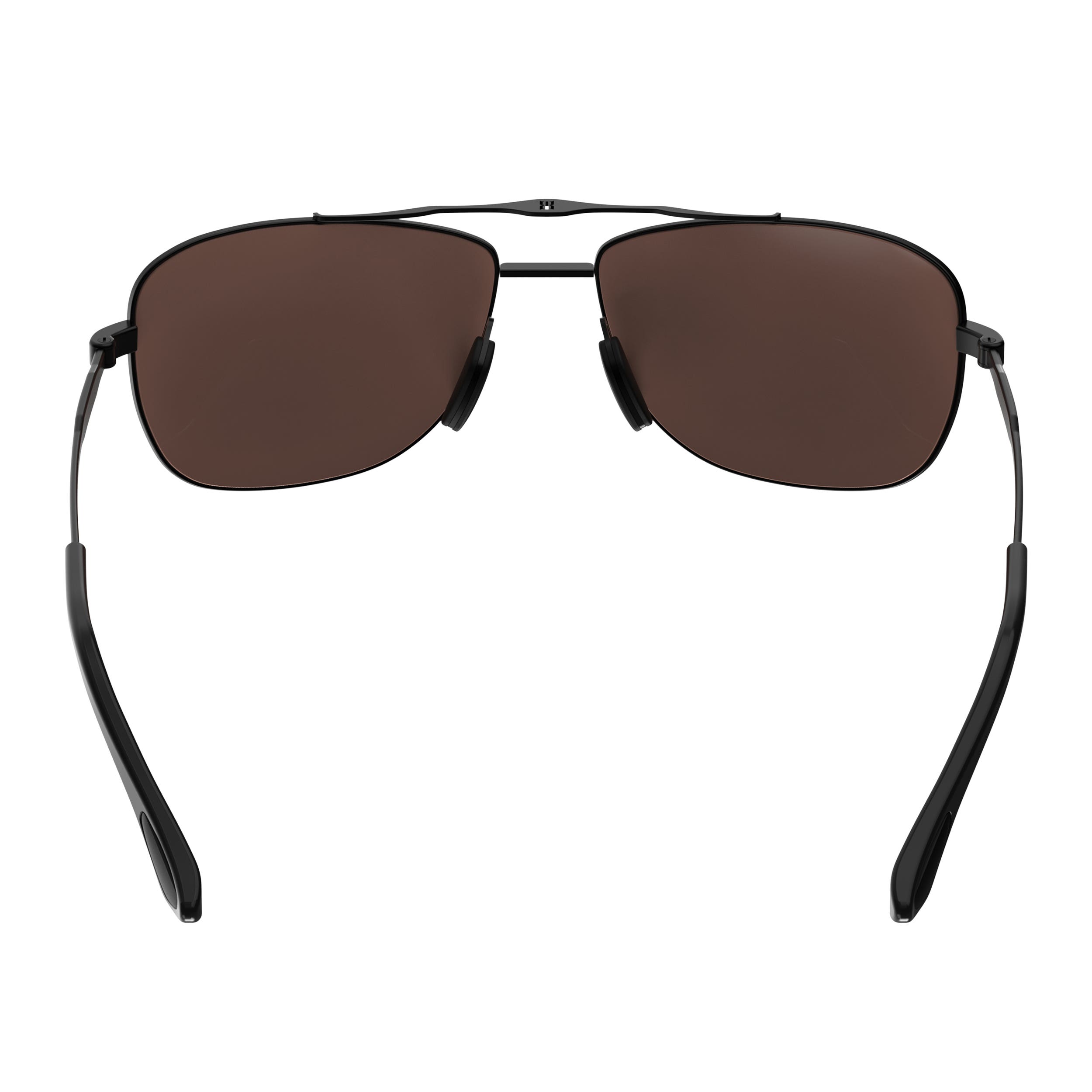BEX Draeklyn OTG Series S167BBR Sunglasses, Aviator, Curved, Relialite, NYPO Polarized, Brown/Matte Black Lens