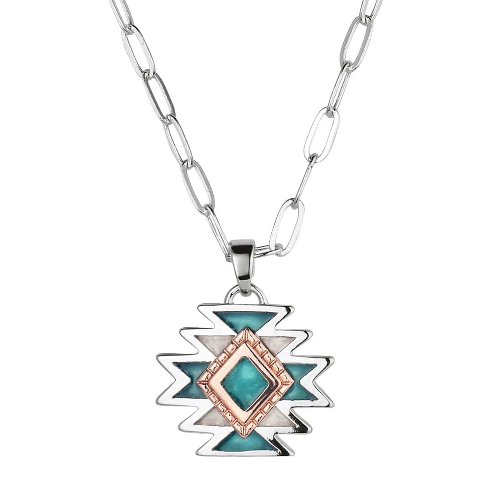 Montana Silversmiths NC6392 Necklace, Women's, Mesa Mosaic, Brass