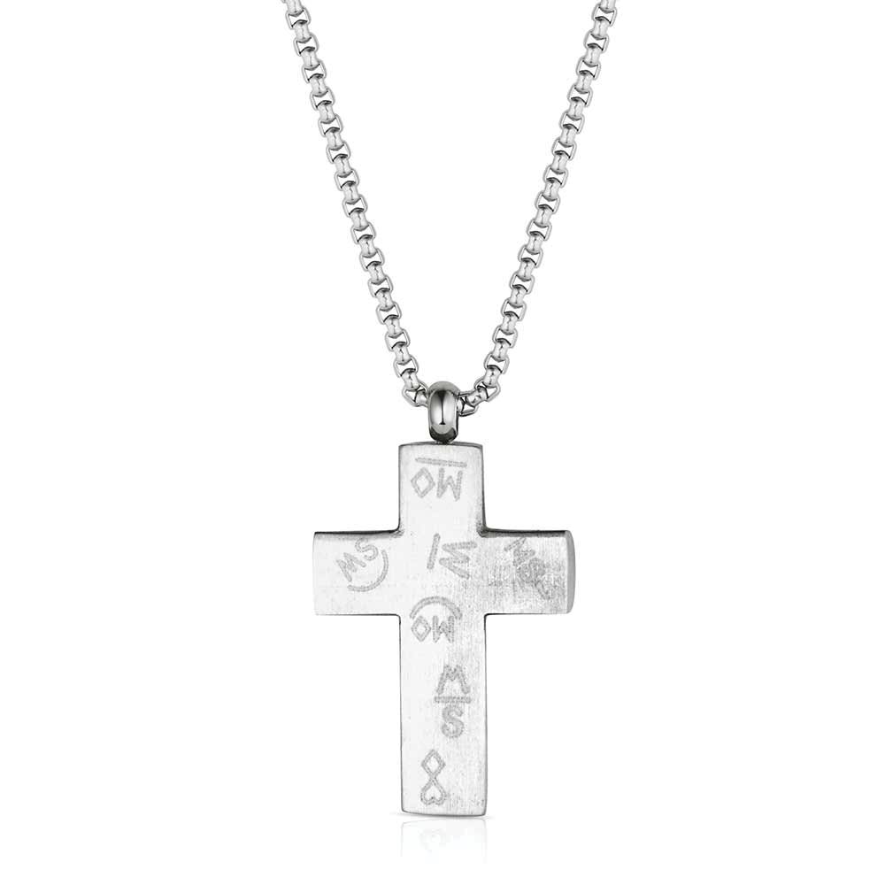 Montana Silversmiths NC6360 Necklace, Men's, Way Maker, Stainless Steel