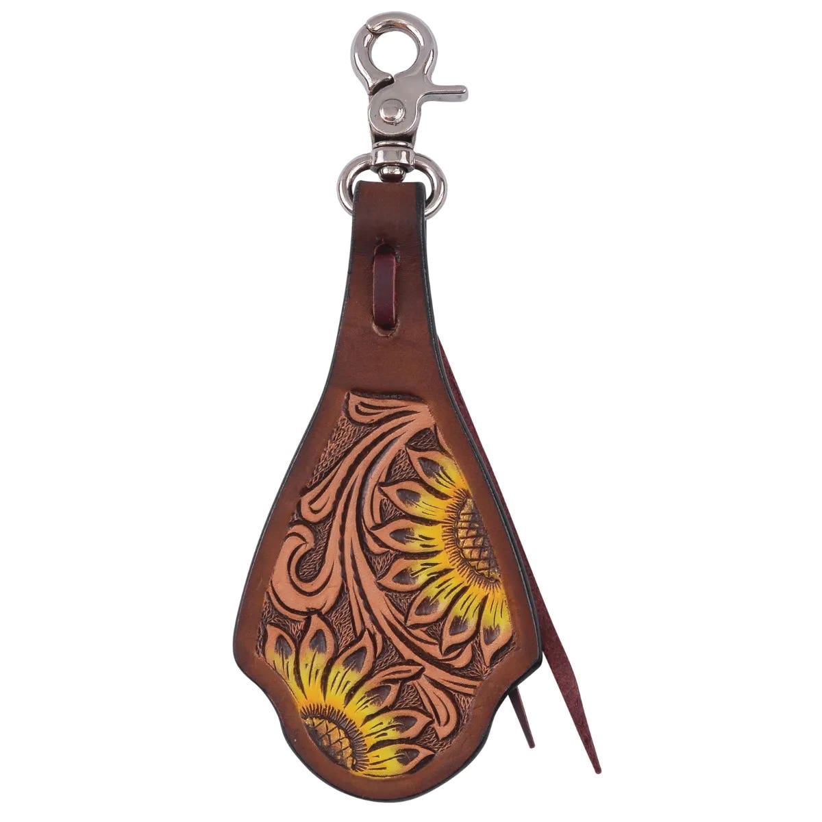 Circle Y SC1008 Saddle Charm, Leather, Bright Sunflower