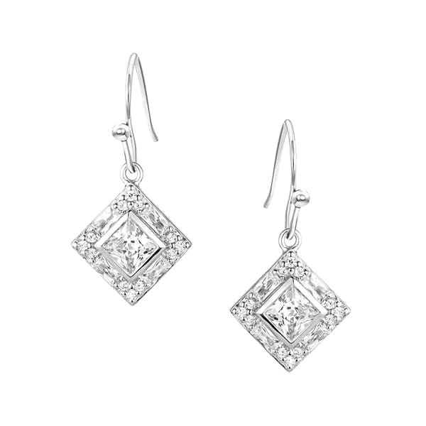Montana Silversmiths ER6384 Earrings, Women's, Beartooth Brilliance, Cubic Zirconia, Brass