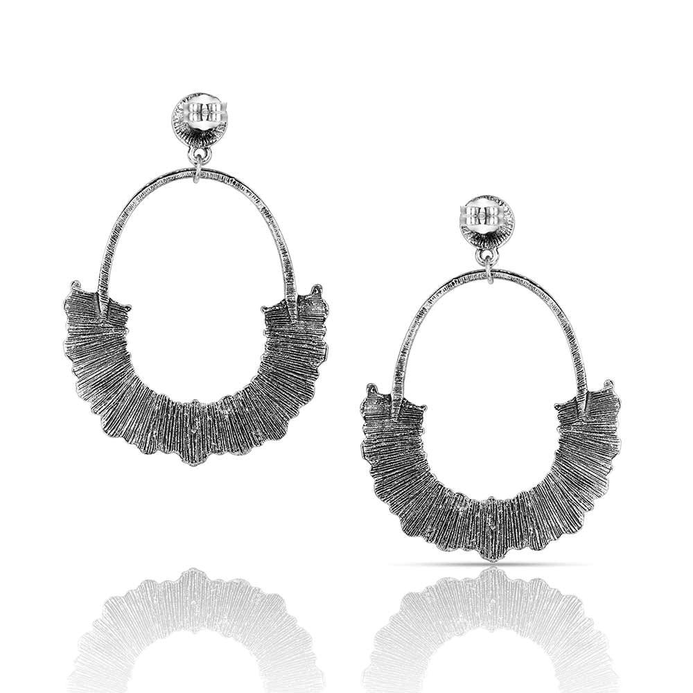 Montana Silversmiths AER6346 Bloom Earrings, Women's, Santa Fe, Turquoise, Zinc Alloy